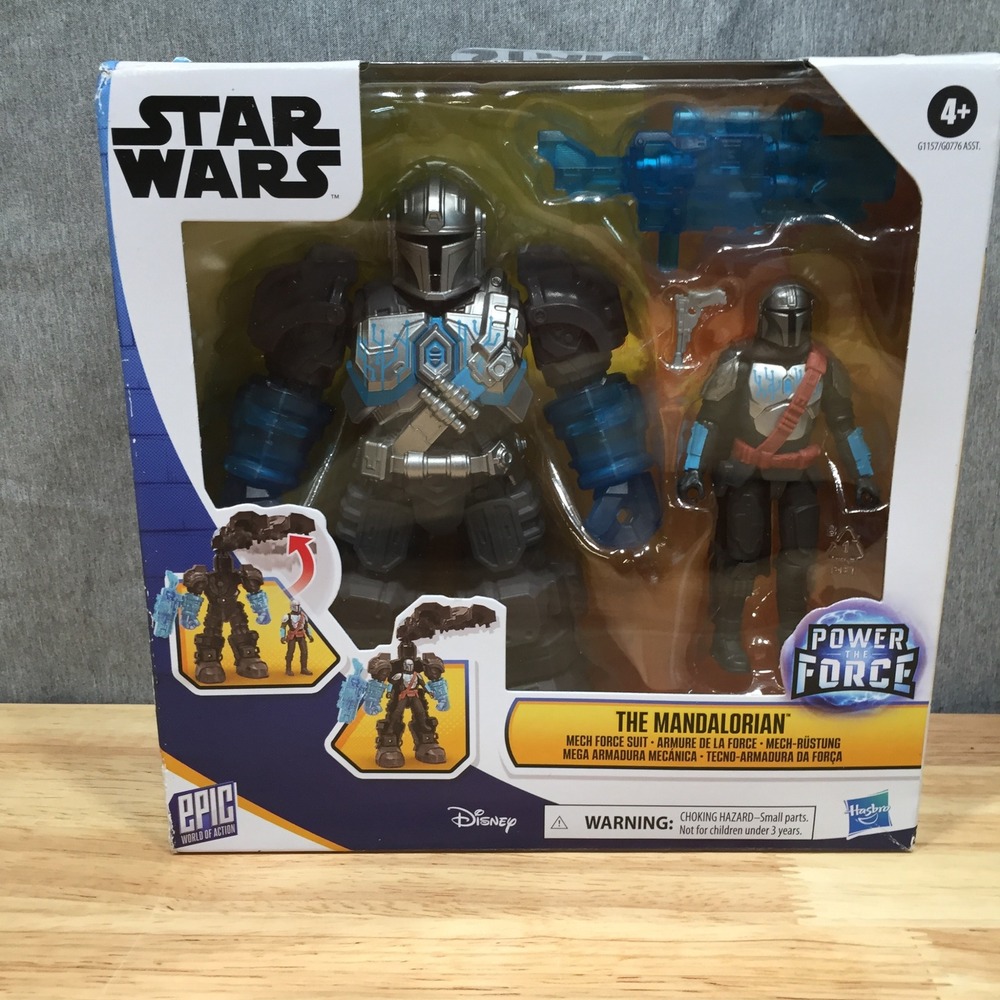 Star Wars The Mandalorian Mech Force Suit Power of the Force Hasbro G1157 NEW
